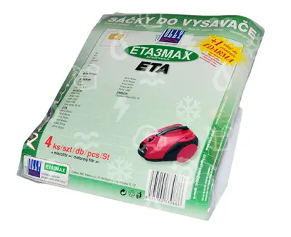 sáčky z mikrovlákna Jolly ETA3MAX, (balení 4 ks), pro vysavače ETA 0414 Draco